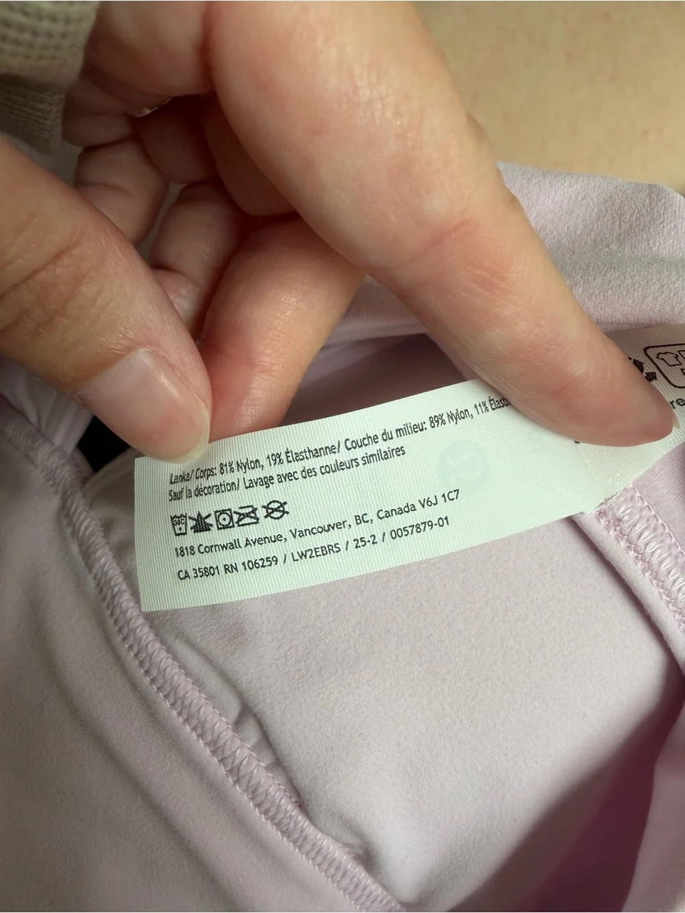 Lululemon Align Halter Bra *Light Support, C/D Cup Pink Organza